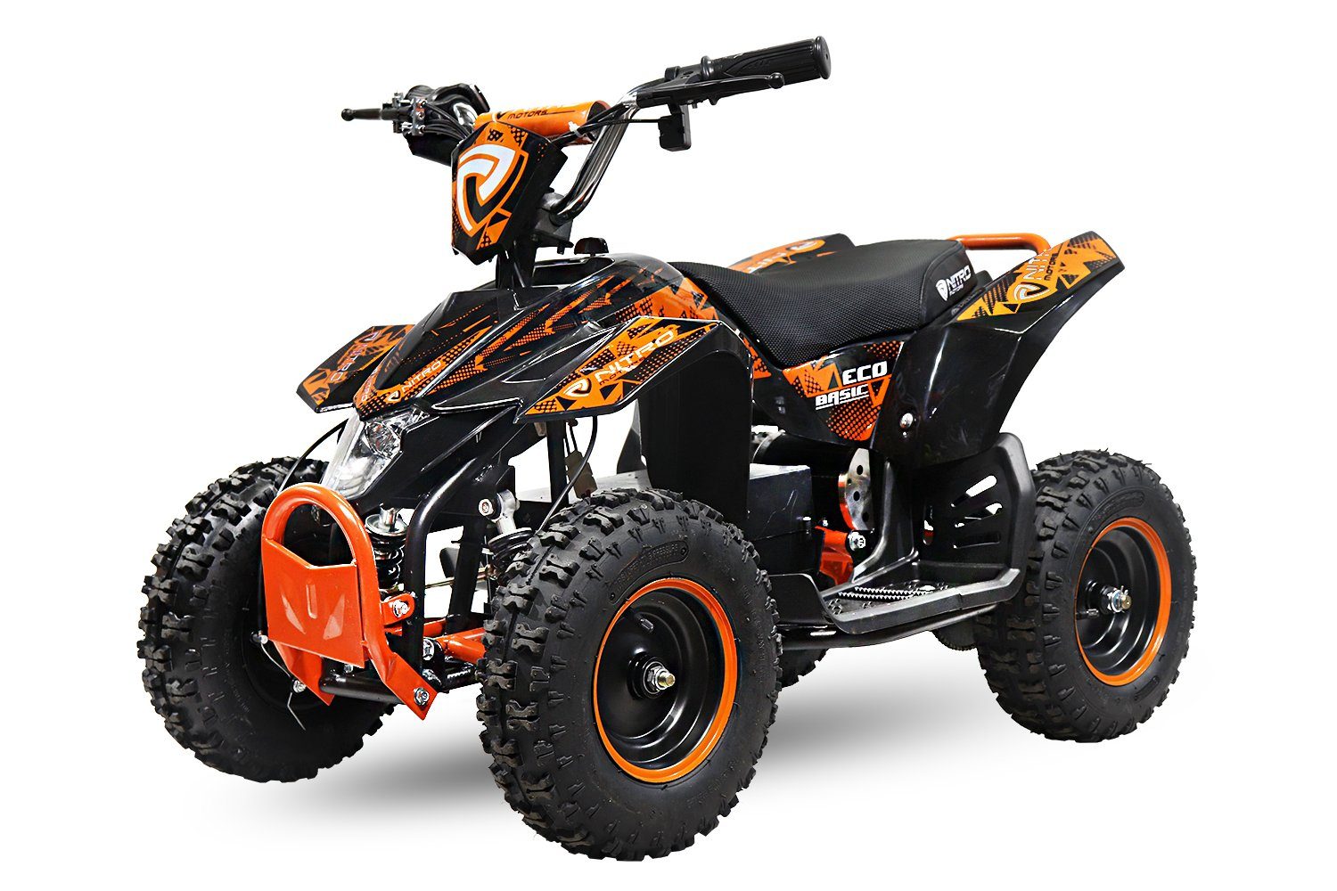 Pocket Orange mini Offroad Miniquad Quad 1000W 6" ATV Kinderquad Motors Madox Nitro Kinder E-Quad