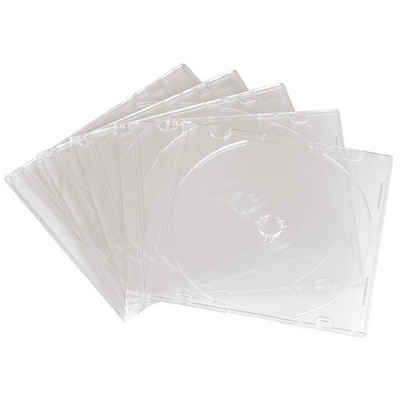 Hama CD-Hülle CD Slim Box, 20er Pack, Transparent, Schutzhülle, Hülle, Schutzcase