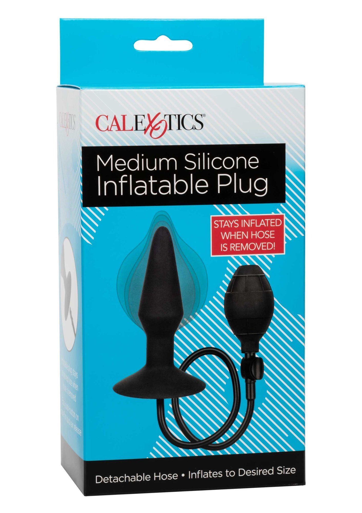 Medium Pumpe Plug Calexotics aufblasbar Inflatable Analplug mit