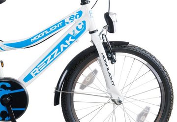 Rezzak Kinderfahrrad 20 Zoll Kinder Fahrrad City Bike Moonlight-042, 1 Gang, Keine