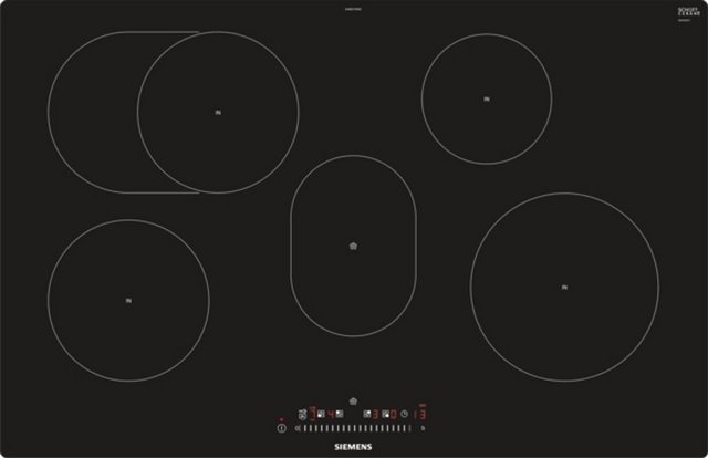 SIEMENS Induktions-Kochfeld EH801FFB1E, Schwarz, flächenbündig (integriert)