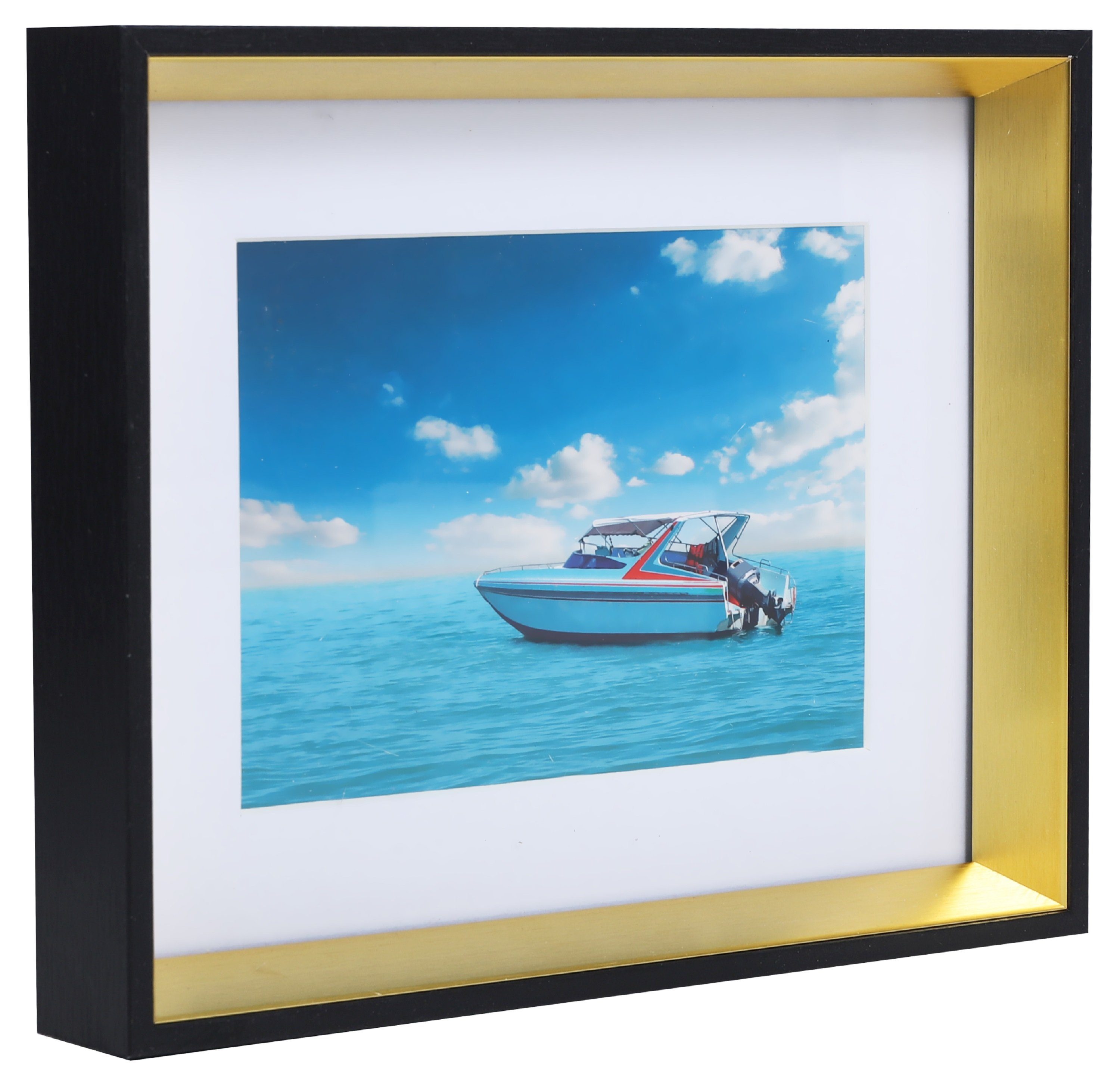 ecosa Bilderrahmen EO-8140, Echtglas,Hoch- & Querformat,Passepartout,Echtho günstig online kaufen