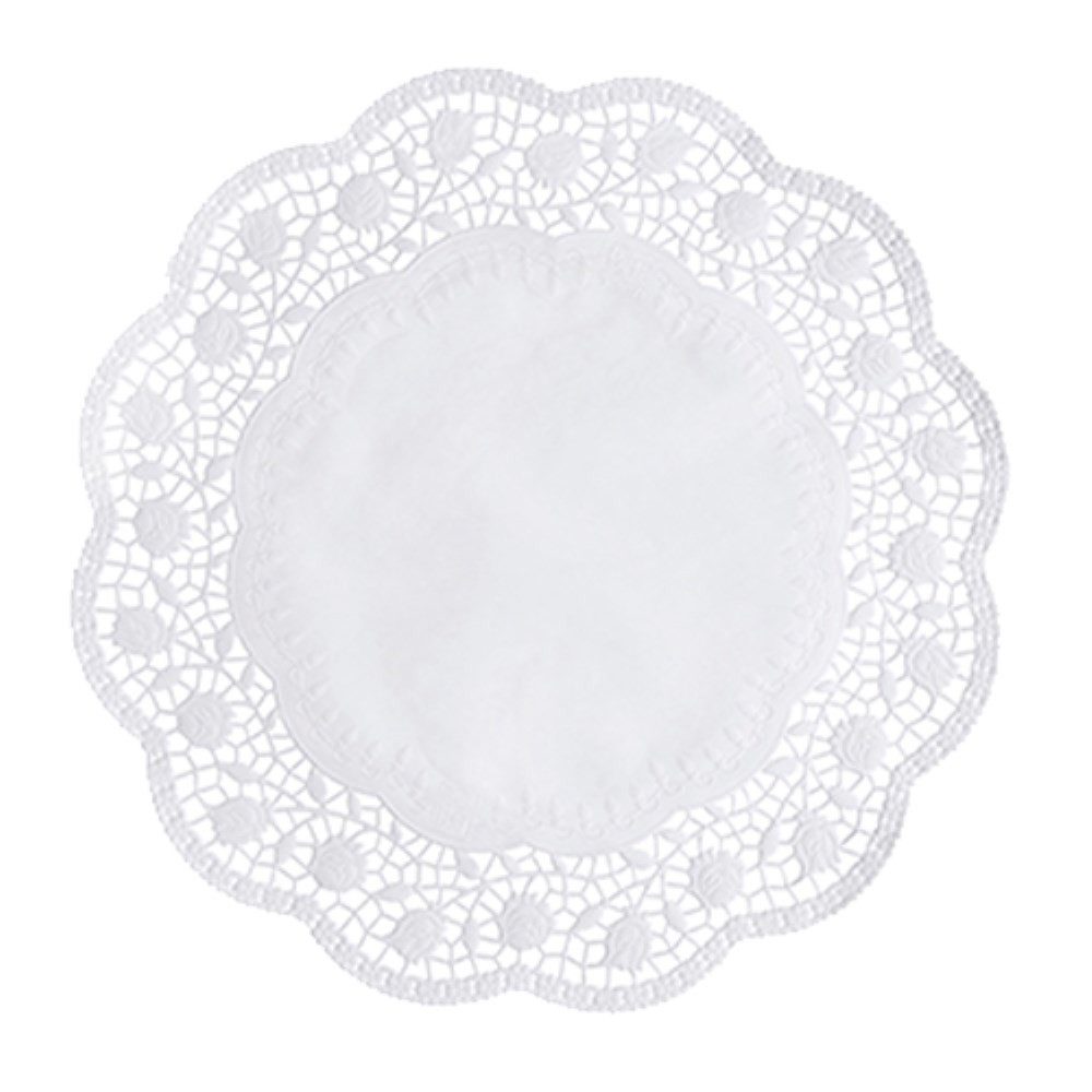 PAPSTAR Modellierwerkzeug 8 Tortenspitzen rund Ø 33 cm weiss