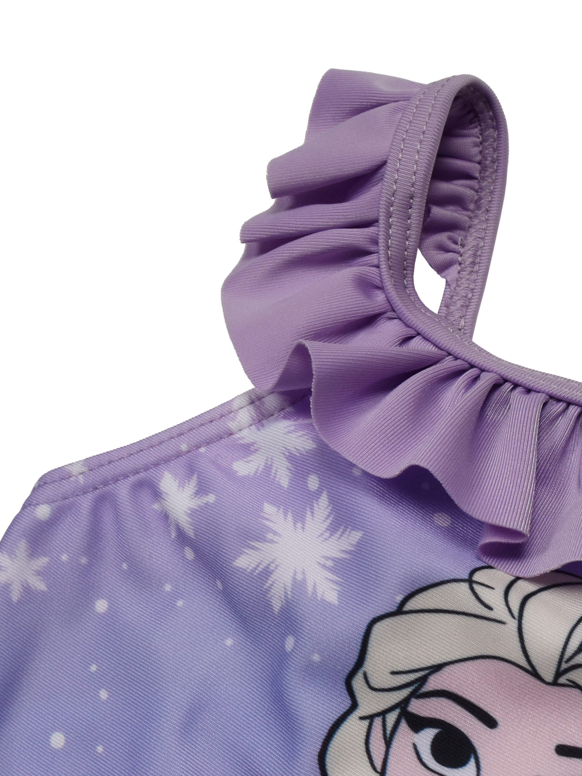 United Labels® Badeanzug Disney Die Eiskönigin Badeanzug mit Rüschen Elsa Frozen Einteiler – Bild 5 von 5