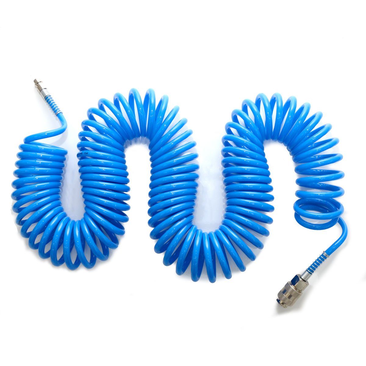 eyepower Druckluftschlauch 15 m - Flexibler Spiralschlauch 1/4 Zoll - Kompr günstig online kaufen