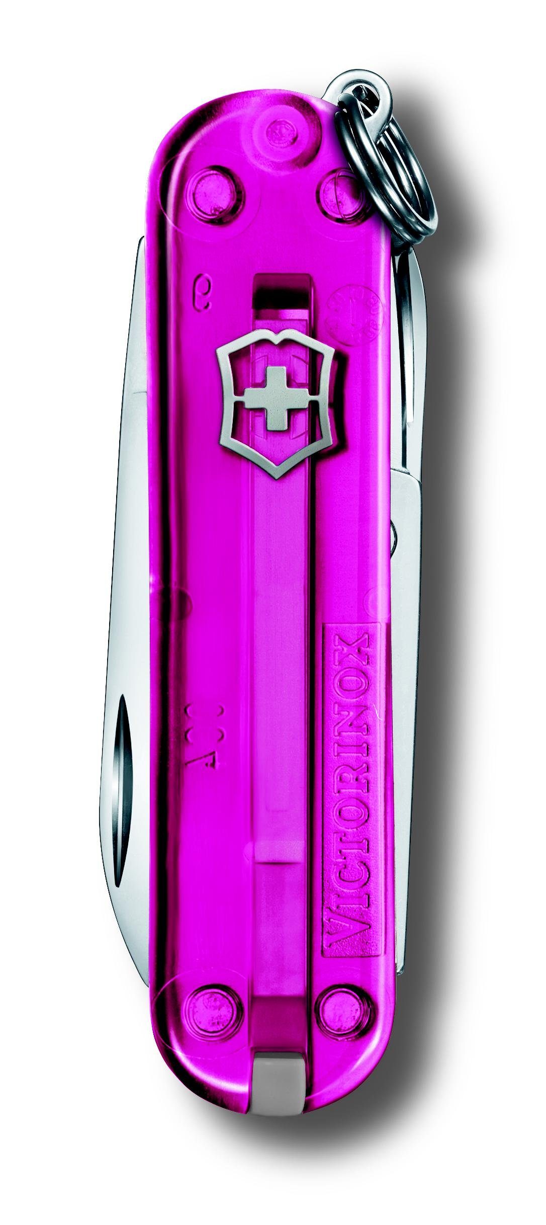 Victorinox SD, mm, Classic Taschenmesser 58 Pink Dream Cupcake Transparent