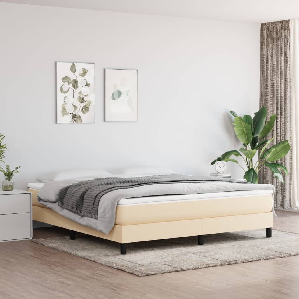 furnicato Bett Bettgestell ohne Matratze Creme günstig online kaufen