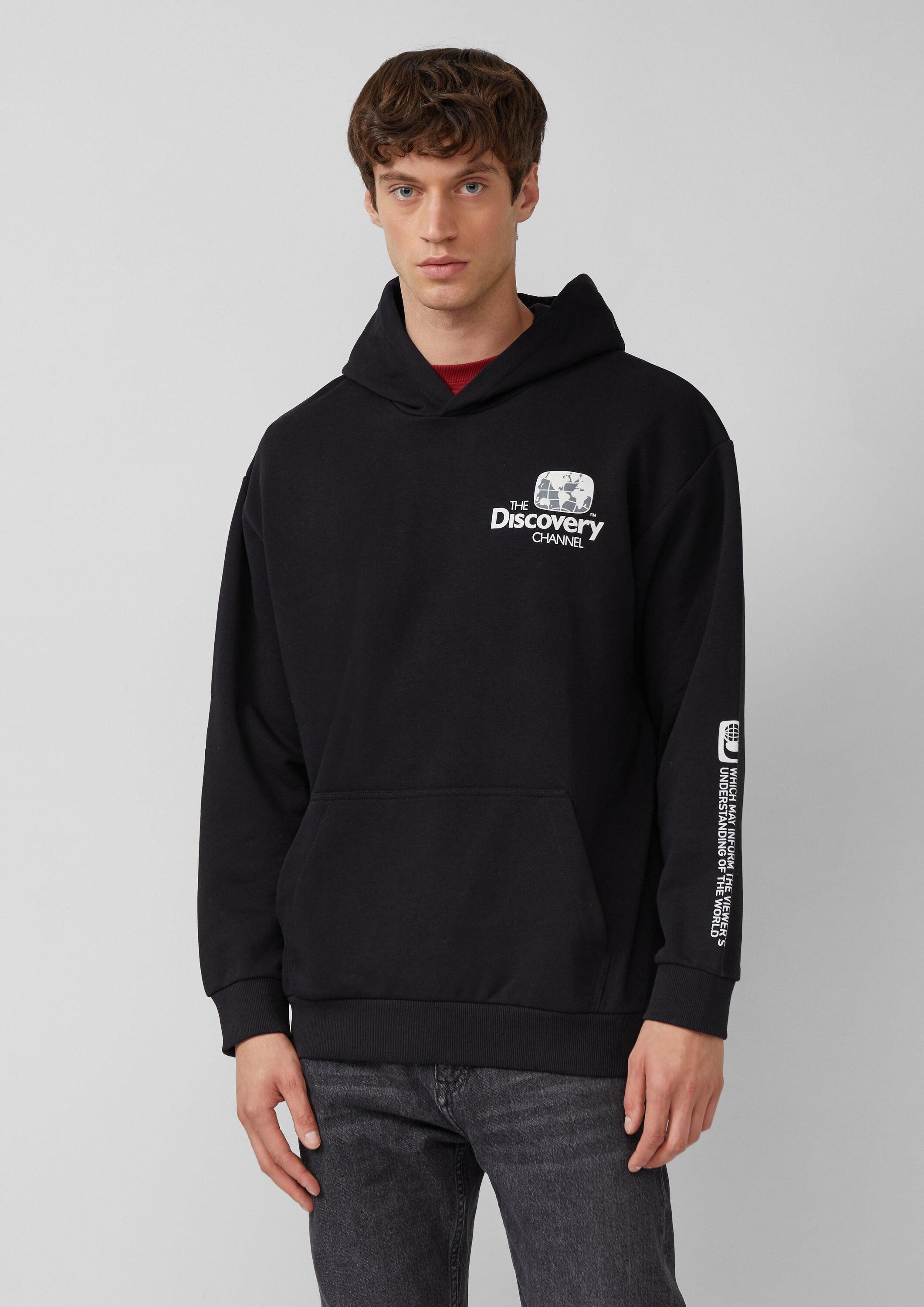 s.Oliver Sweatshirt Sweatshirt Softer Hoodie mit Ford®, Discovery Channel®-Artwork