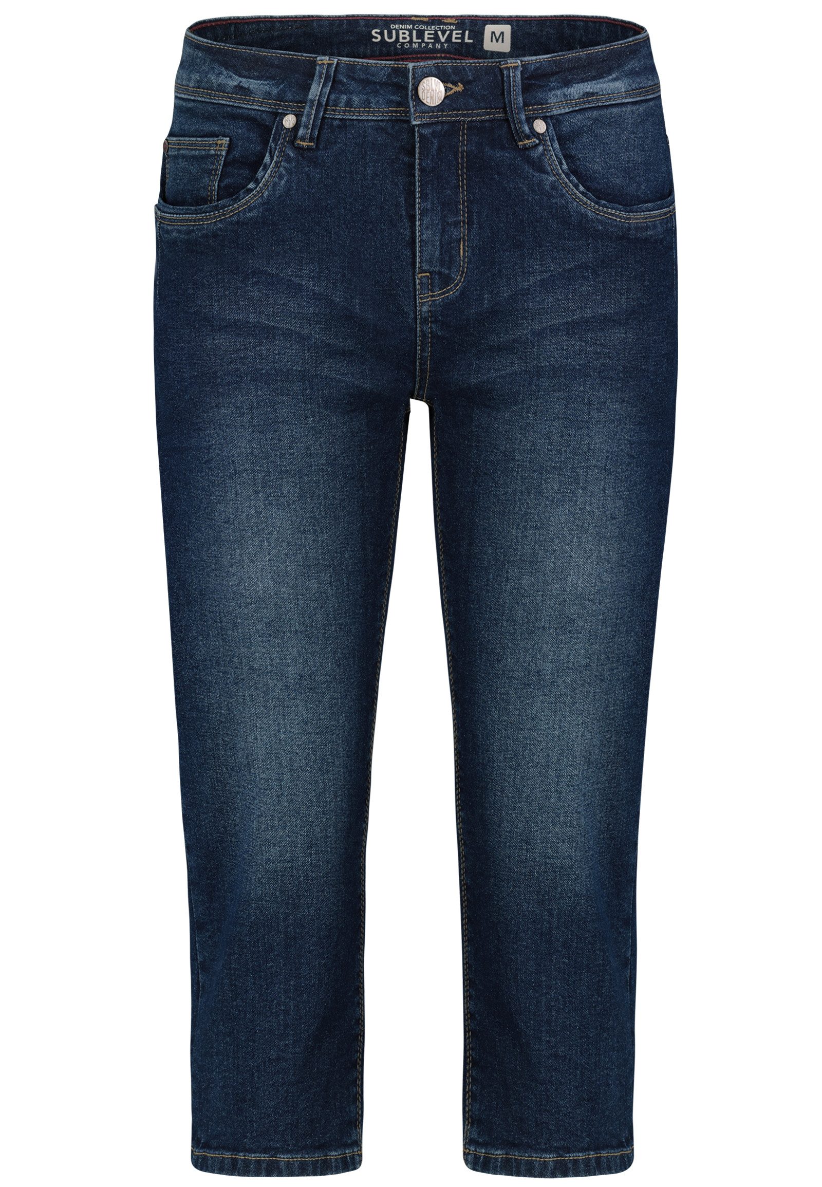 Caprijeans Damen Denim Caprihose im 5-Pocket-Style