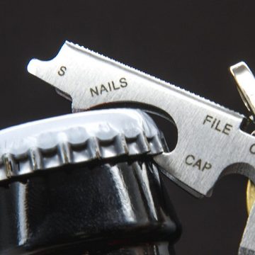 True Utility Multitool Mini Schlüssel Multitool Schlüsselanhänger, Schlüsselwerkzeug