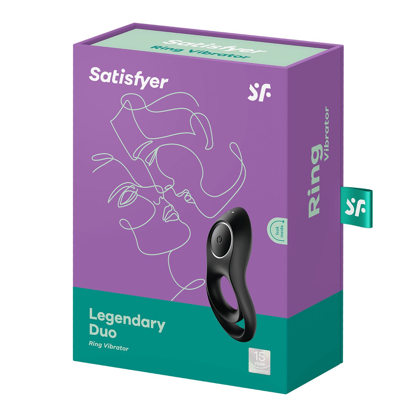 (IPX7) Penisring 'Legendary wasserdicht und Satisfyer Penis- Duo', Satisfyer Hodenring,