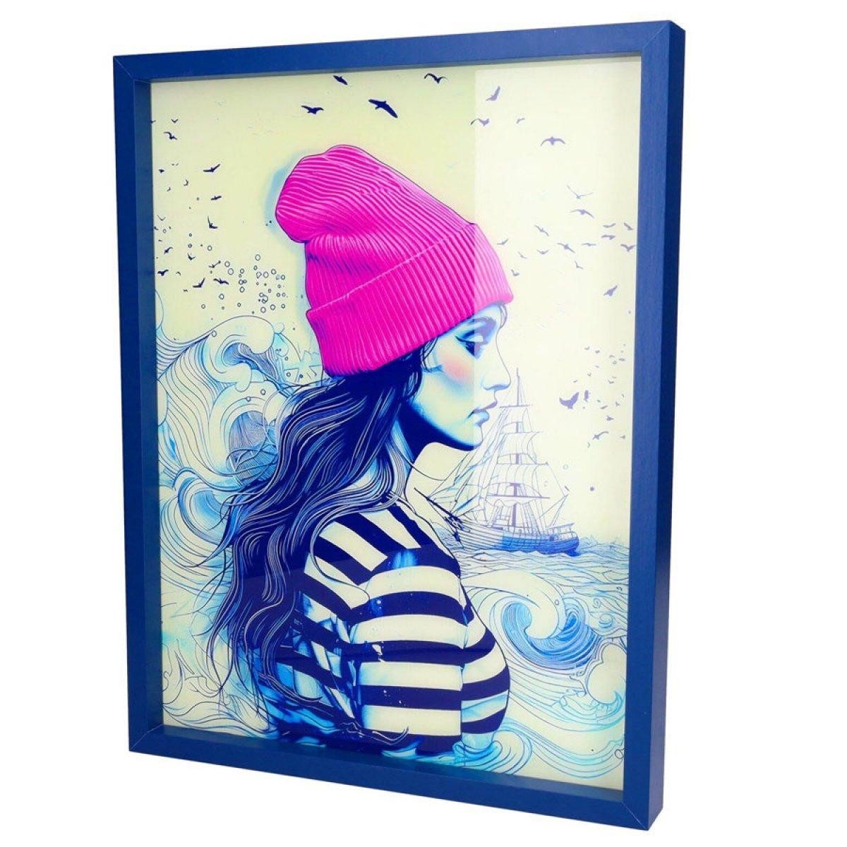 Giftcompany Wanddekoobjekt Glasbild Love Frames Seemannsbraut