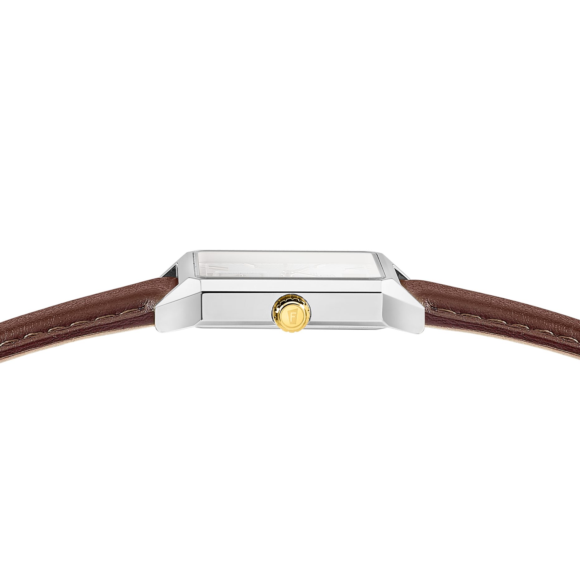 Festina Quarzuhr On the Square F20779_2, Armbanduhr, Damenuhr, Herrenuhr, Lederarmband, analog