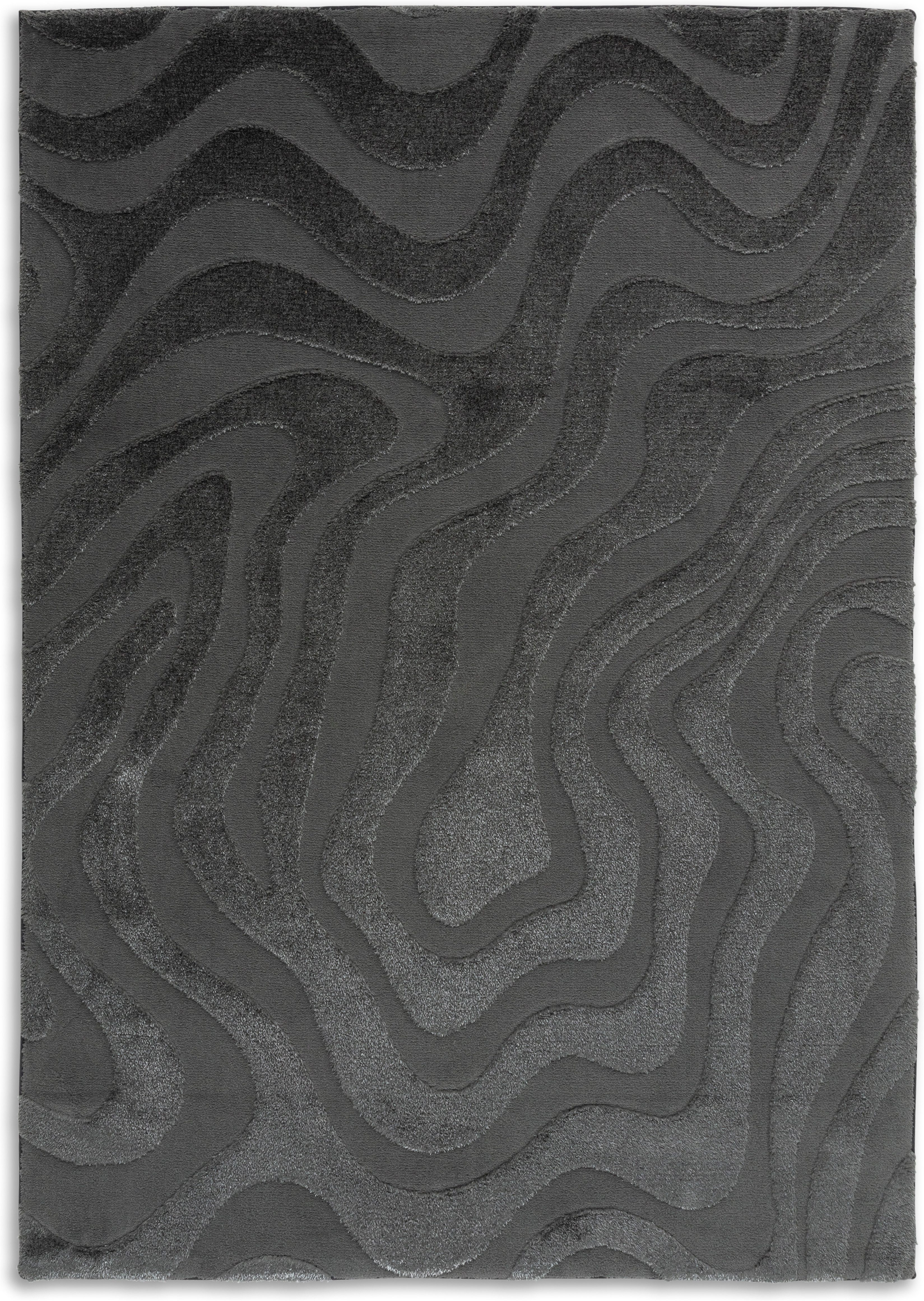 SCHÖNER WOHNEN-Kollektion Teppich Blaze 251, rechteckig, Höhe: 28 mm, Indoor, pflegeleicht, verschiedene Formen, Hoch Tief Struktur