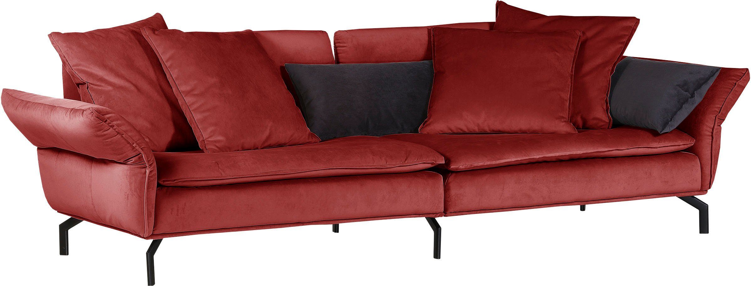 Gutmann Factory Big-Sofa, bequeme Sitzpolsterung auf Wellenunterfederung