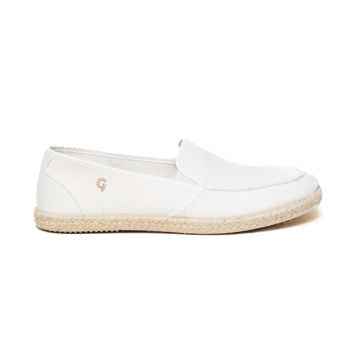 Gottstein Camping Linen Sailor Bootsschuh (1-tlg) Bootsschuh - Mit Kautschuksohle, Aus recyceltem Leinenstoff