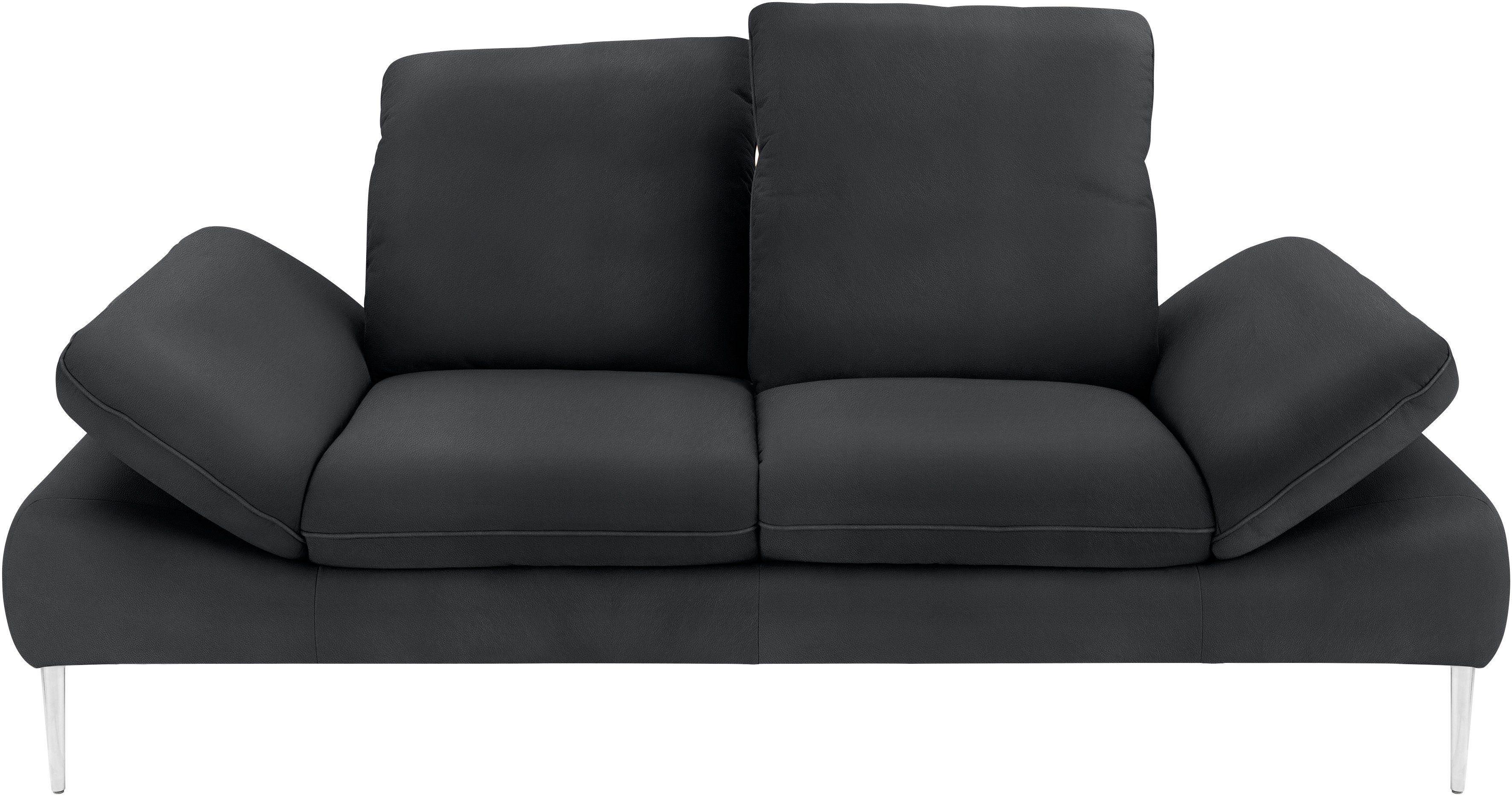 W.SCHILLIG 2-Sitzer enjoy&MORE, mit Sitztiefenverstellung, Füße silber matt, Breite 202 cm
