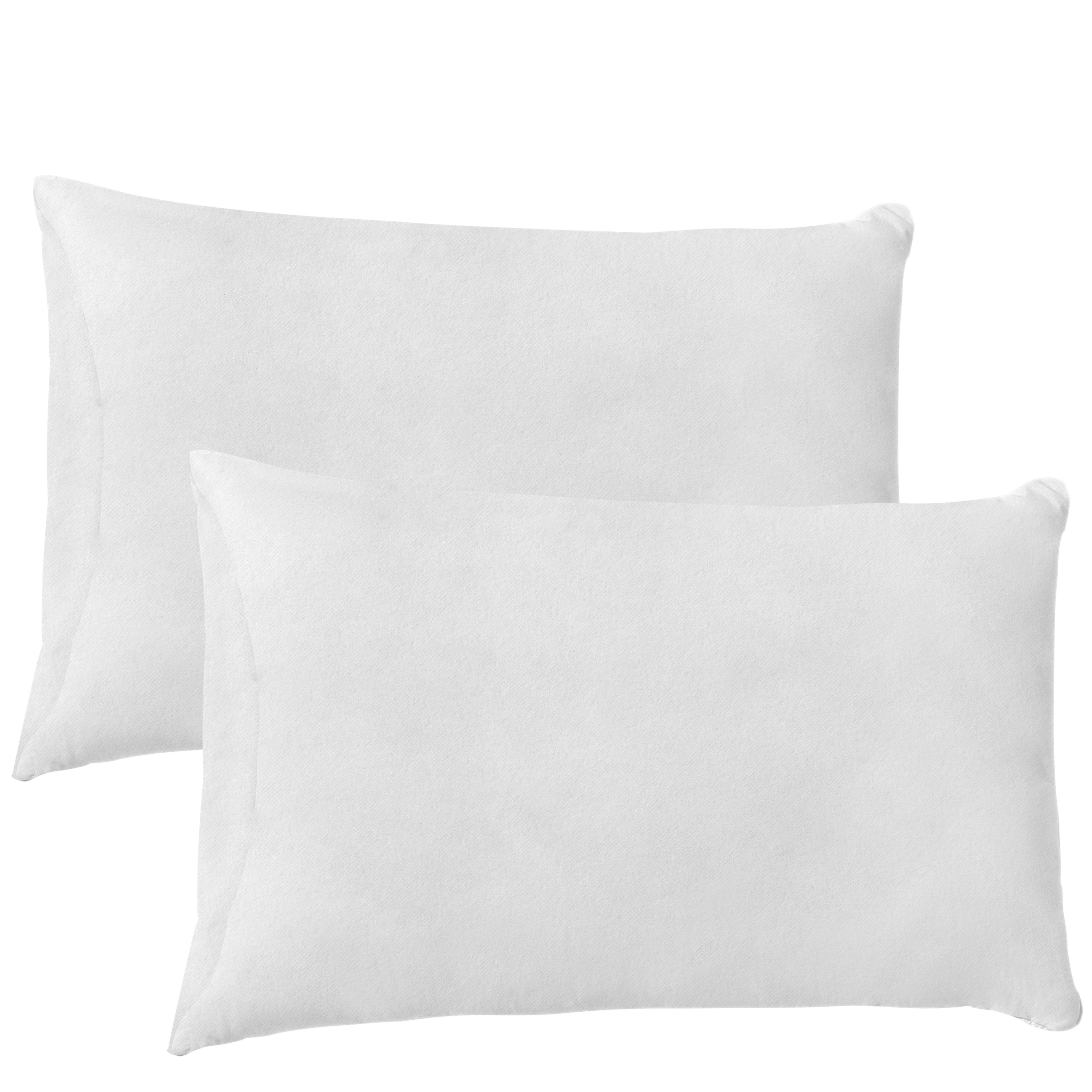 LILENO HOME Kissenfüllung Vlieskissen in verschiedenen Größen - Made in Germany, 2er Set Kissenfüllung 50x70 cm, waschbar - 40°C, allergikerfreundlich