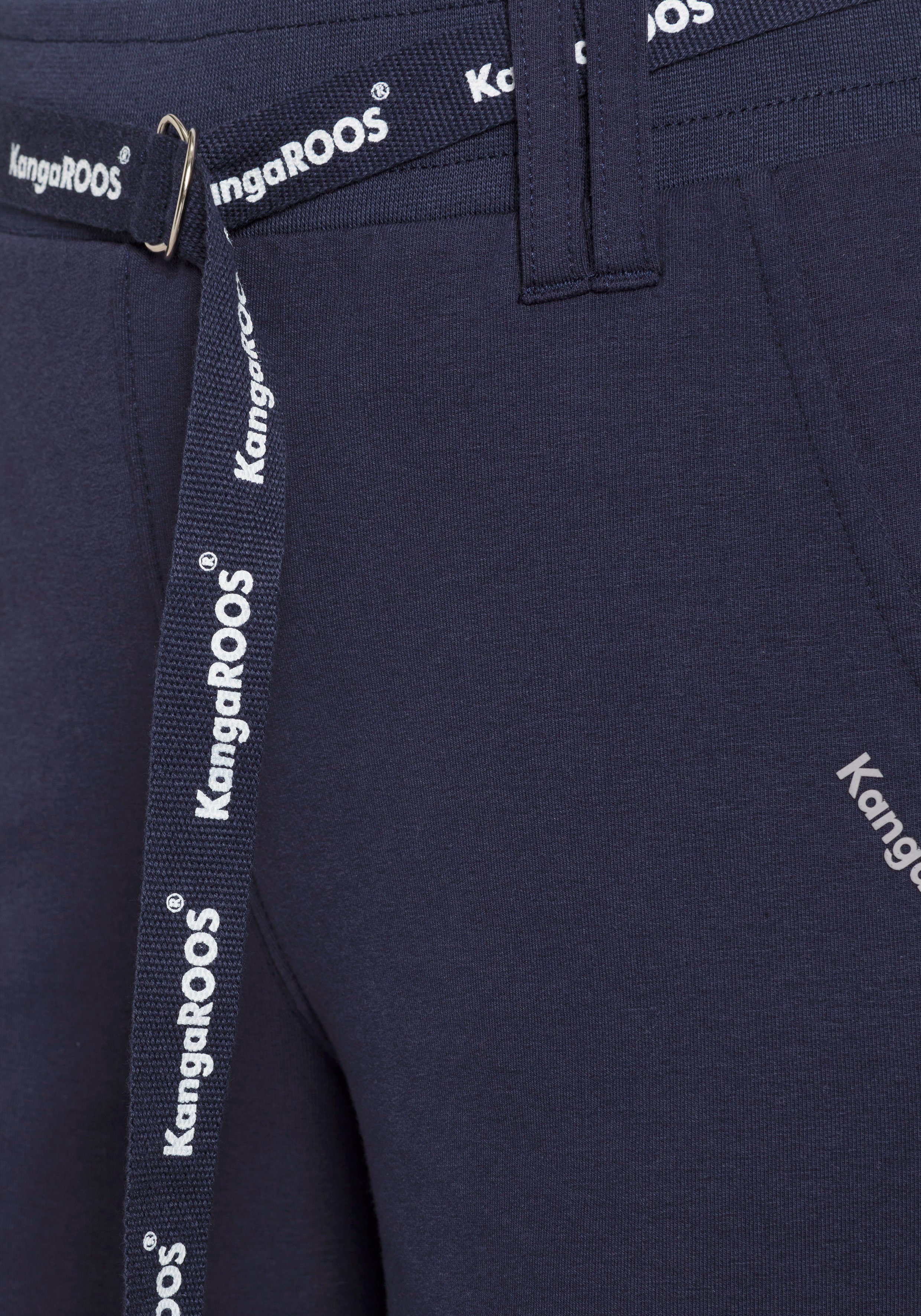 KangaROOS Jerseyhose mit weitem Bein in Culotte Form