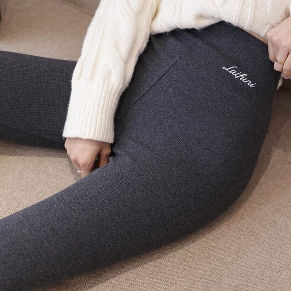 Damen GelldG in Leggings, Leggings Warme Winter Leggings Verdickte Lässige Thermo Unifarbe