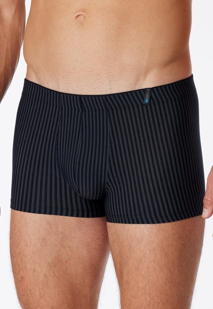 Boxershorts Long Life Soft 174646 blau/schwarz gestreift Herren - 1 Stück