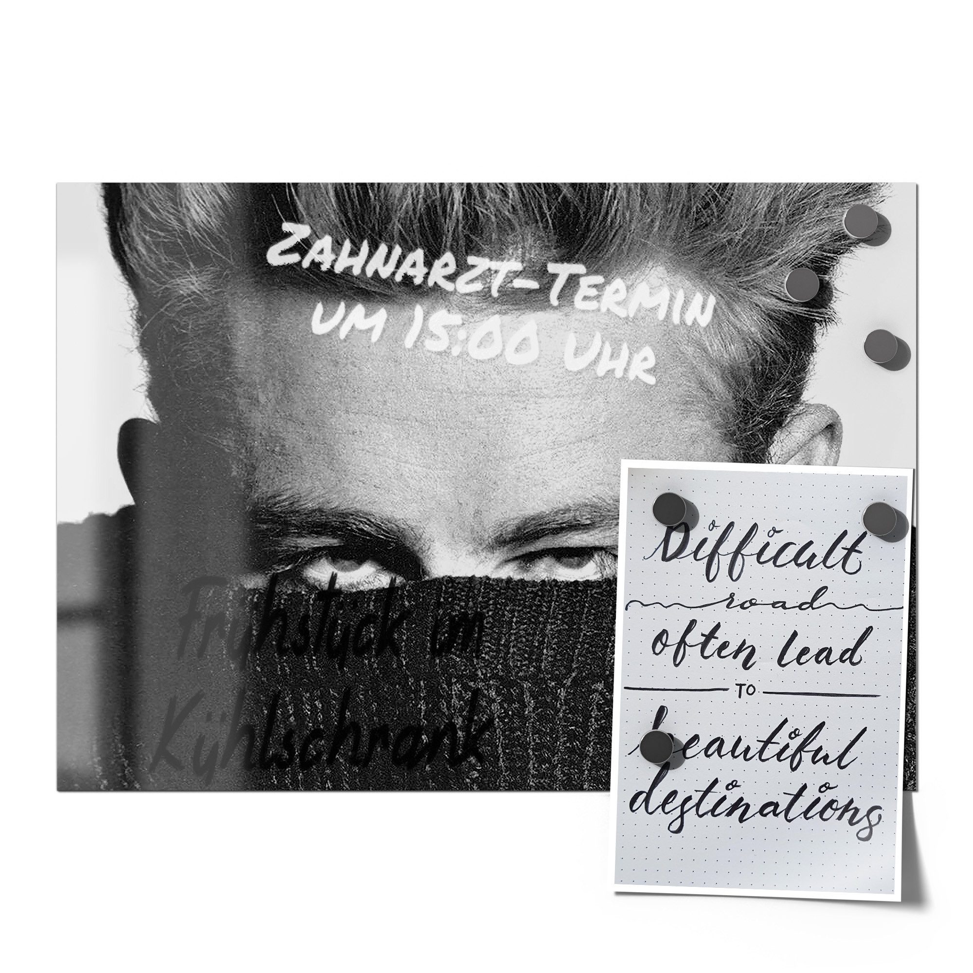 Thumbnail - DEQORI Magnetfolie 'Verborgener Blick', beschreibbar universal Magnetmatte magnetisch Folie Planer Kalender
