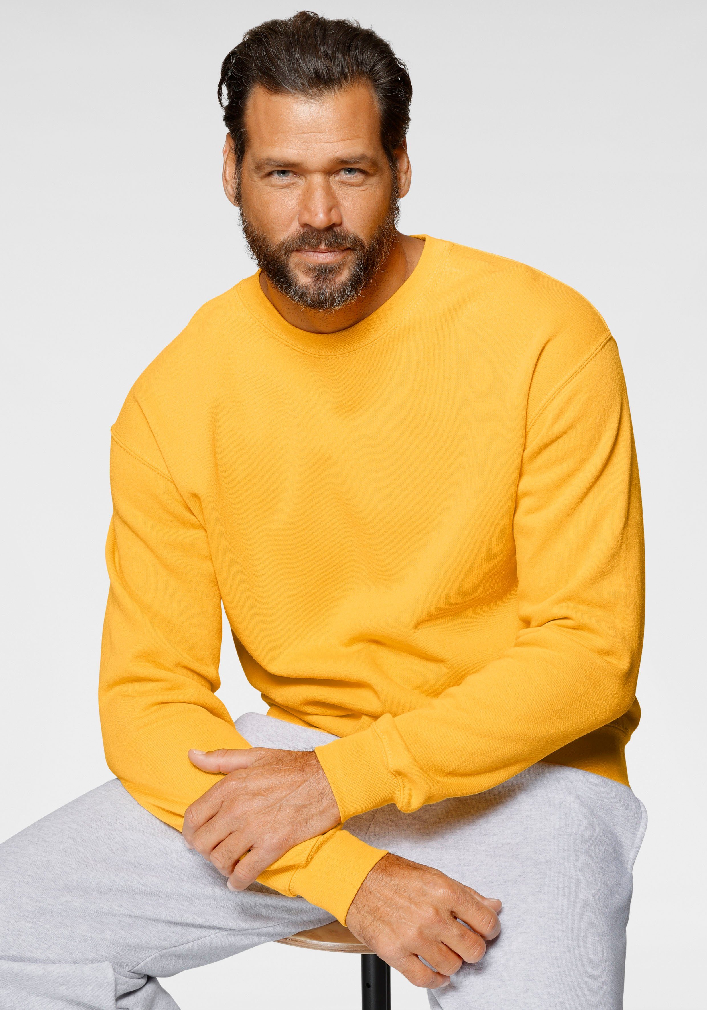 Fruit of the Loom Sweatshirt im unifarbenen Design günstig online kaufen