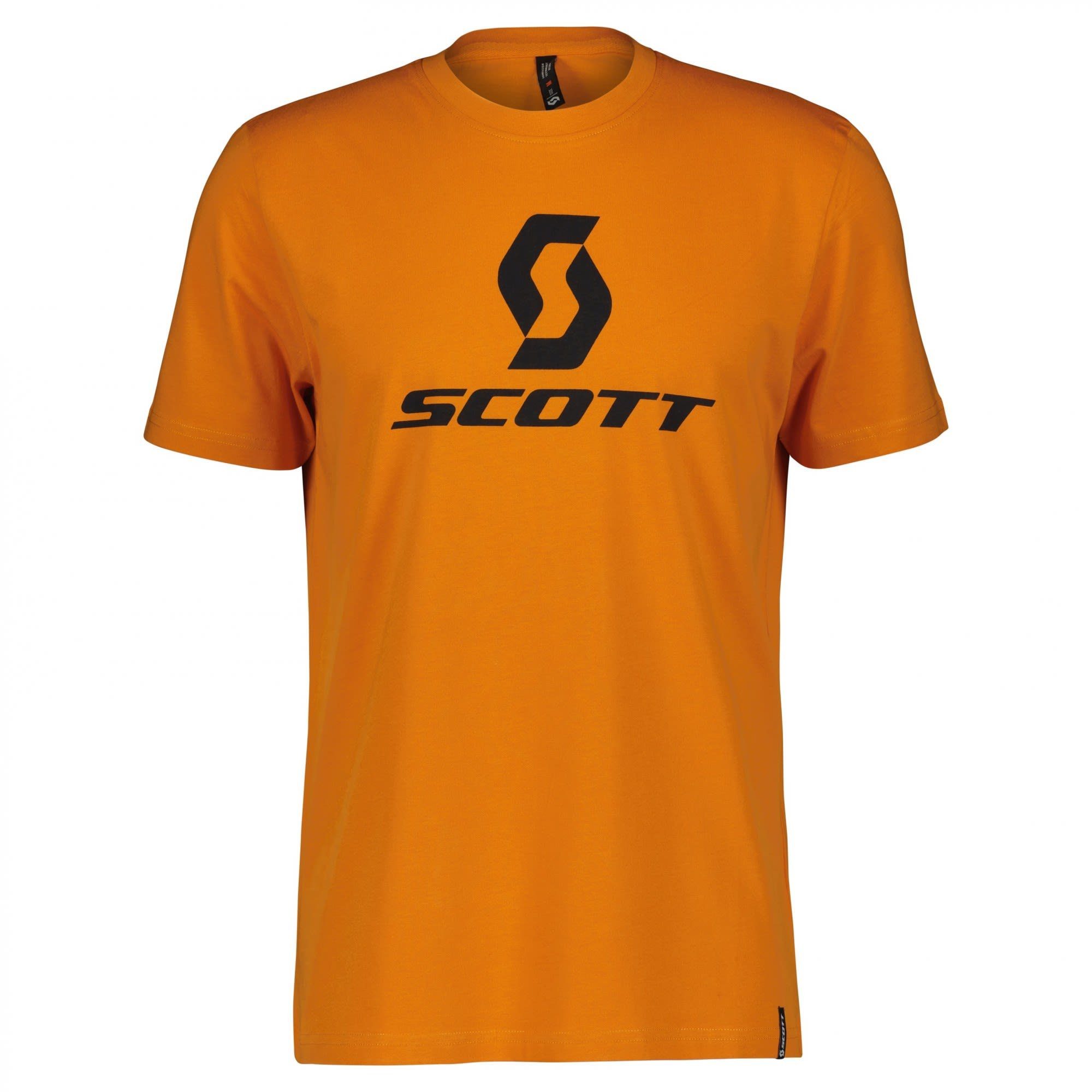 Scott T-Shirt Scott M Icon S/sl Tee Herren Kurzarm-Shirt Copper Orange | T-Shirts