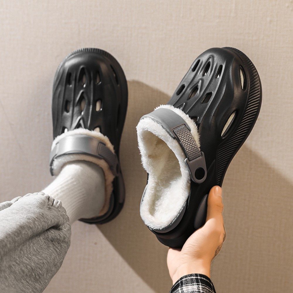 HUSK'SWARE Clog (Gefütterte Clogs für Damen und Herren – warme) Gefütterte Lochschuhe – komfortabel, warm und atmungsaktiv