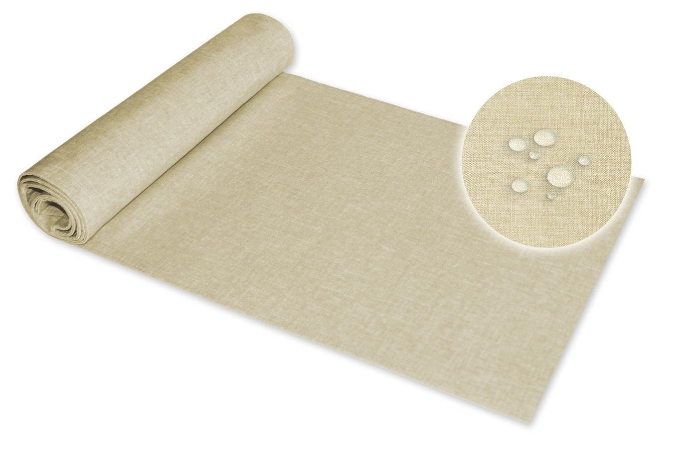 Haus und Deko Узкие скатерти Узкие скатерти rechteckig Leinenoptik beschichtet (1-tlg)