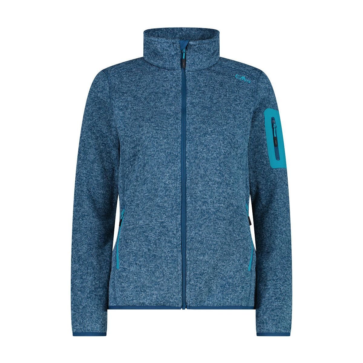 CMP Fleecejacke Woman Knittech Fleece Jacket Vielseitige Damen-Fleecejacke mit elastischen Abschlüssen und