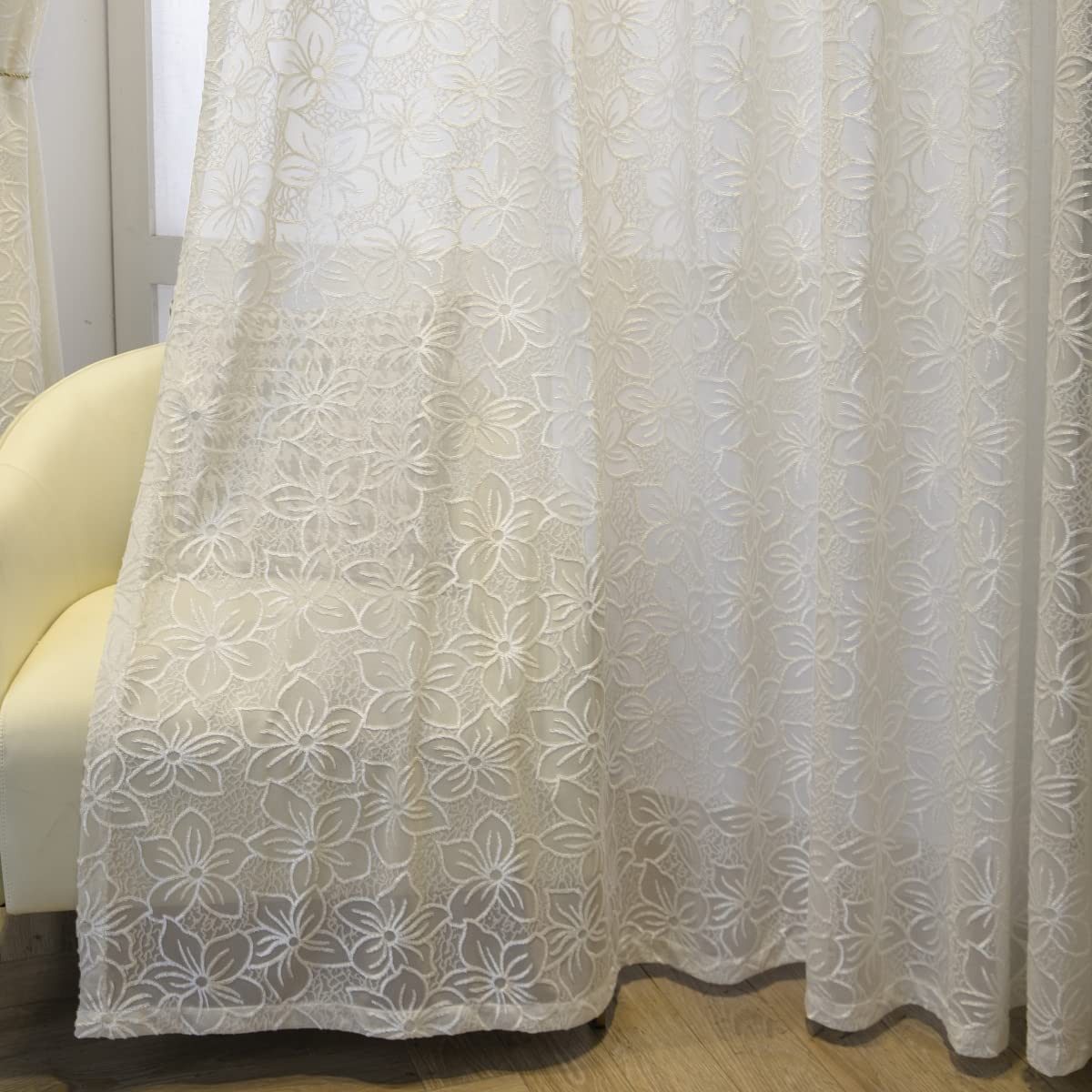 M&W DAS DESIGN Vorhang Wohnzimmer Schlafzimmer Mit ösen 140Bx245H (1er), 2 für Paar – Bild 4 von 5