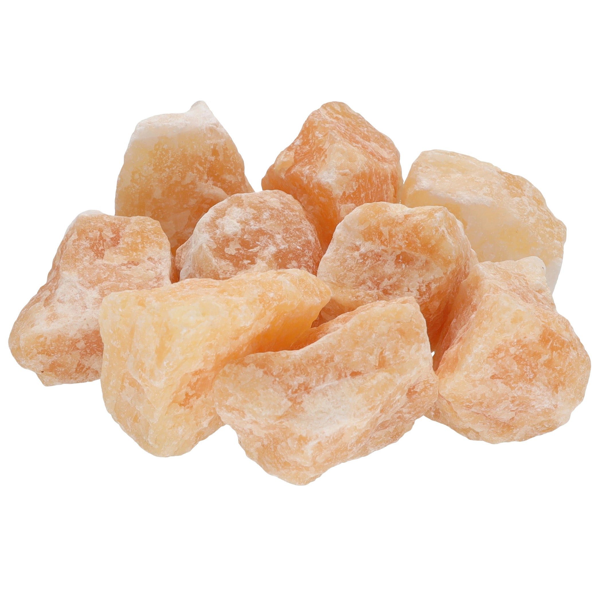 Edelstein Orangencalcit Wassersteine