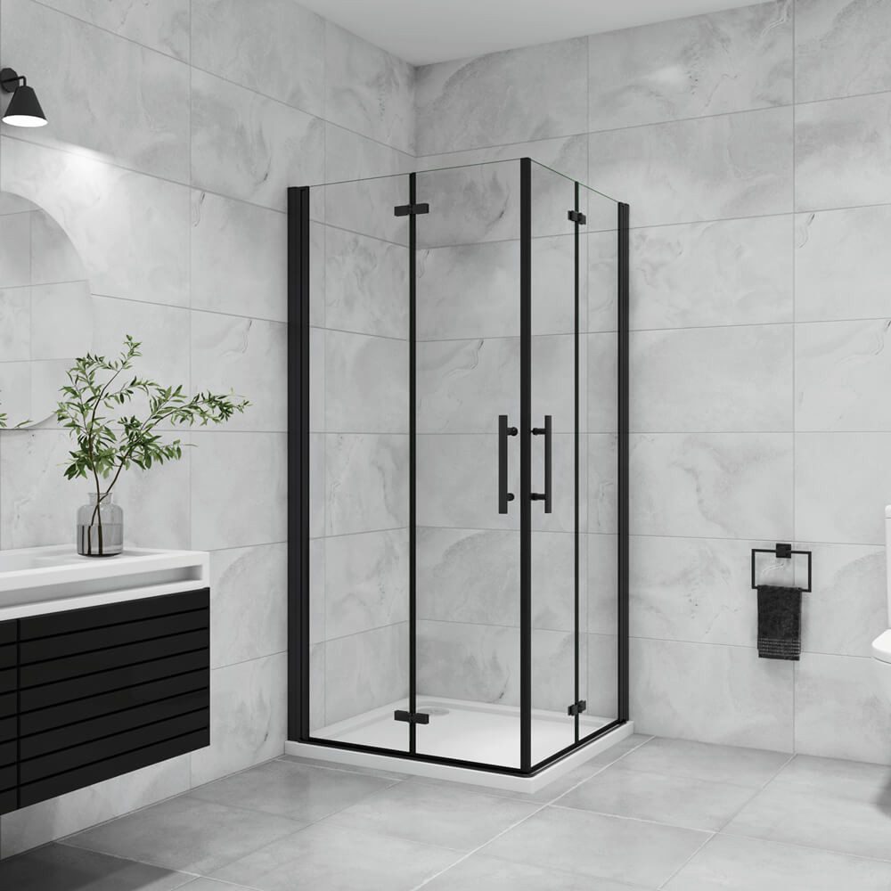 duschspa Eckdusche Nano Glas Duschkabine Duschtür Falttür Scharniertür Dusc günstig online kaufen