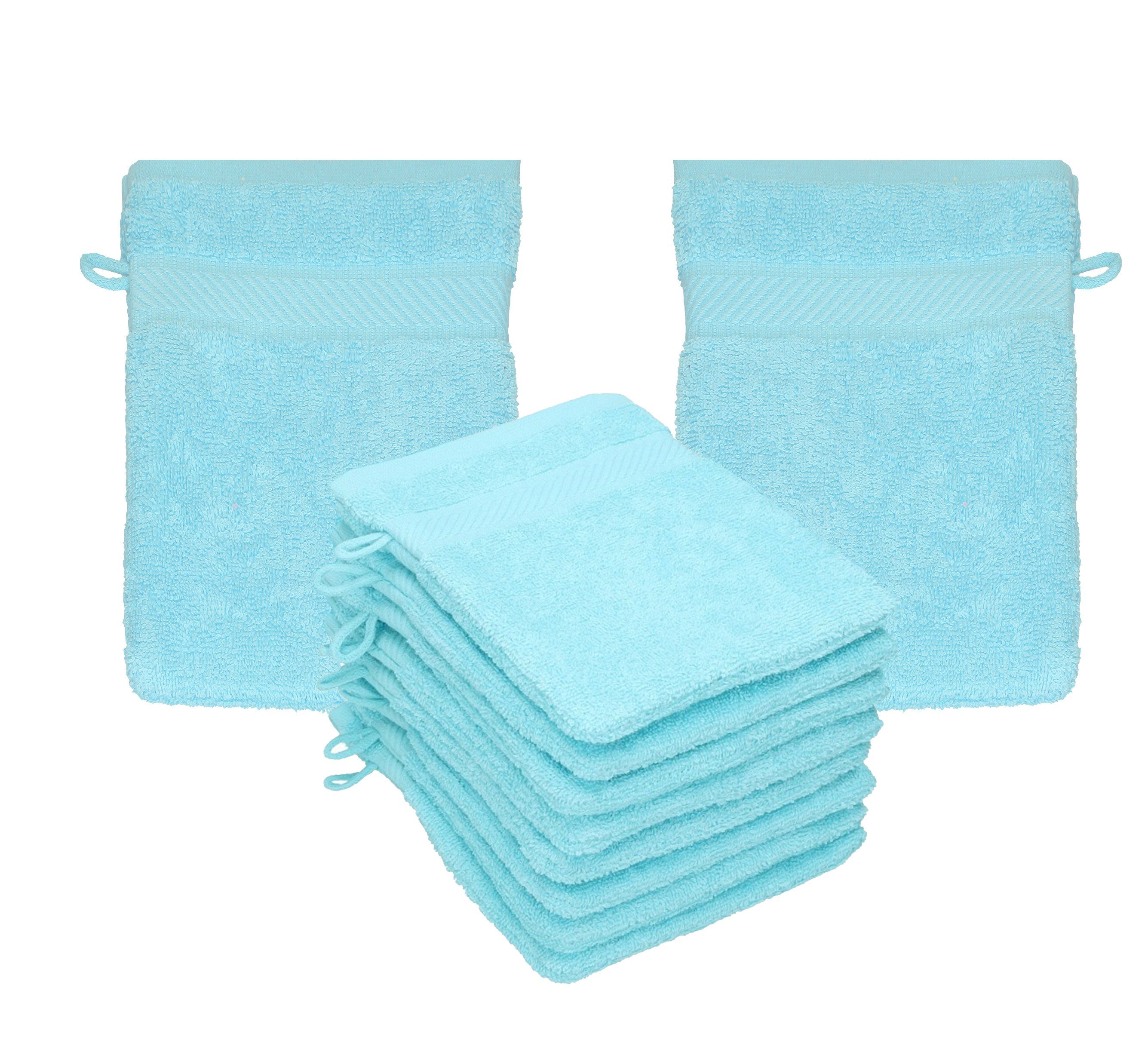 Betz Waschhandschuh Waschhandschuhe Palermo 10 Stück 16x21 cm, (Set, 10-St), Waschhandschuh Set Frottee Waschlappen