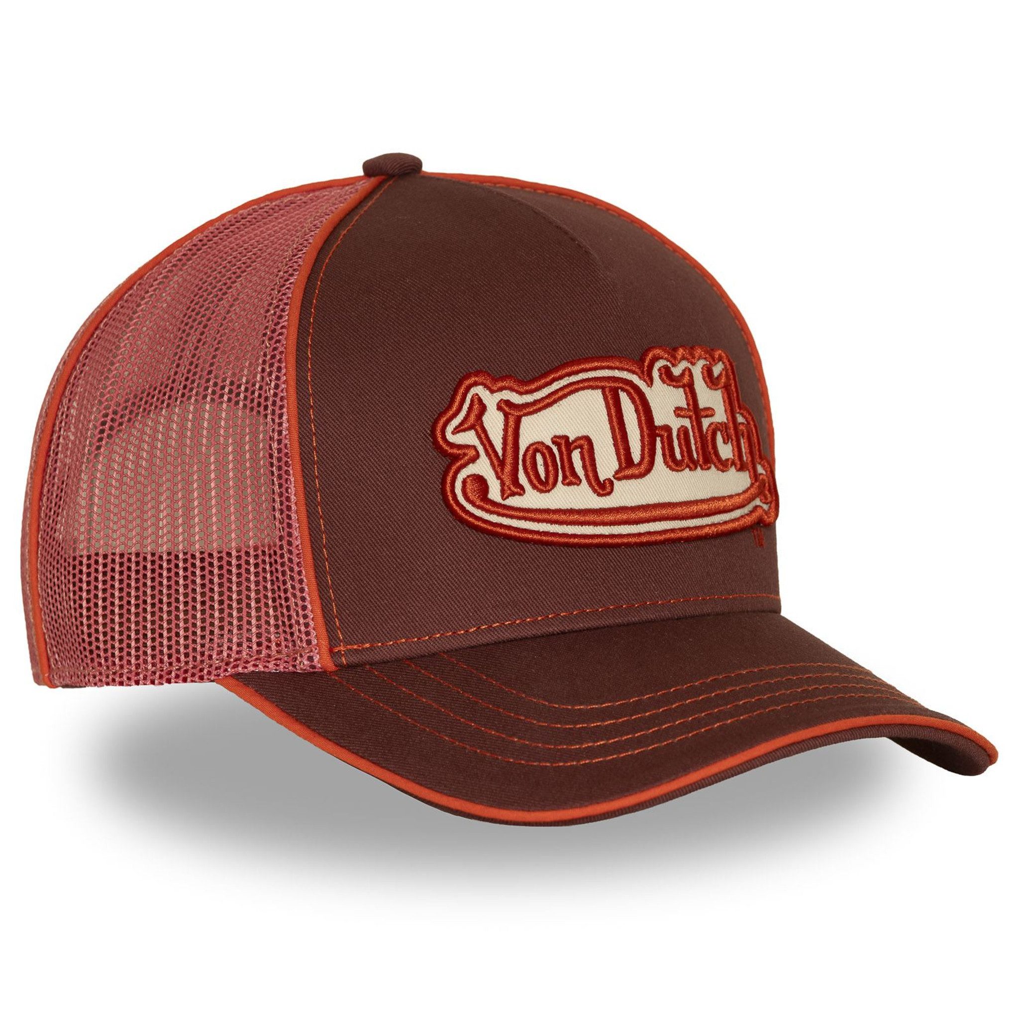 Von Dutch Trucker Cap Von Dutch Originals Trucker Cap - Baseball VD PATCH Coral (Basecap, Basecap, Meshcap, Trucker Kappe)