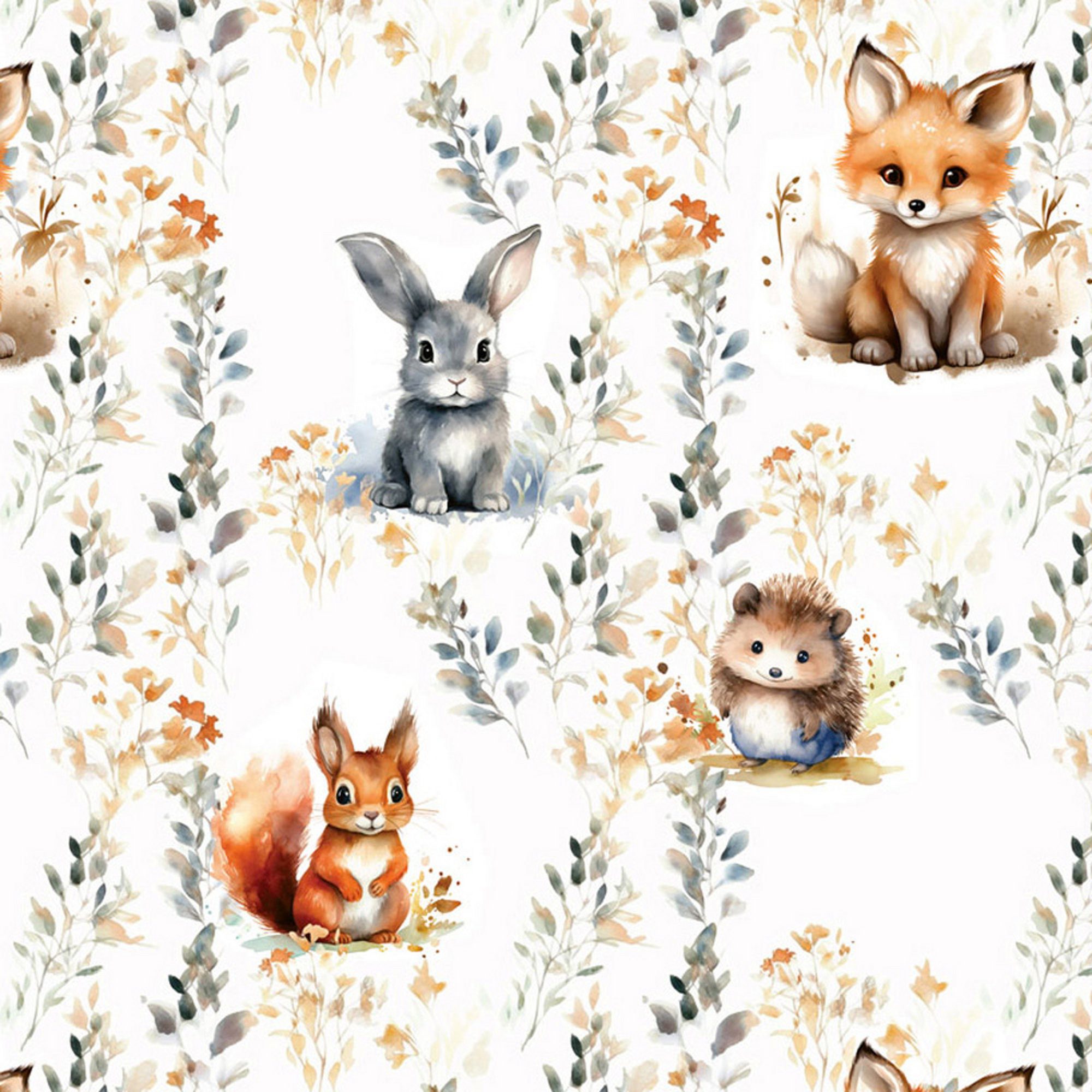 Herding Kinderbettwäsche Kinder-Wendebettwäsche "Little Forest", Biber, günstig online kaufen