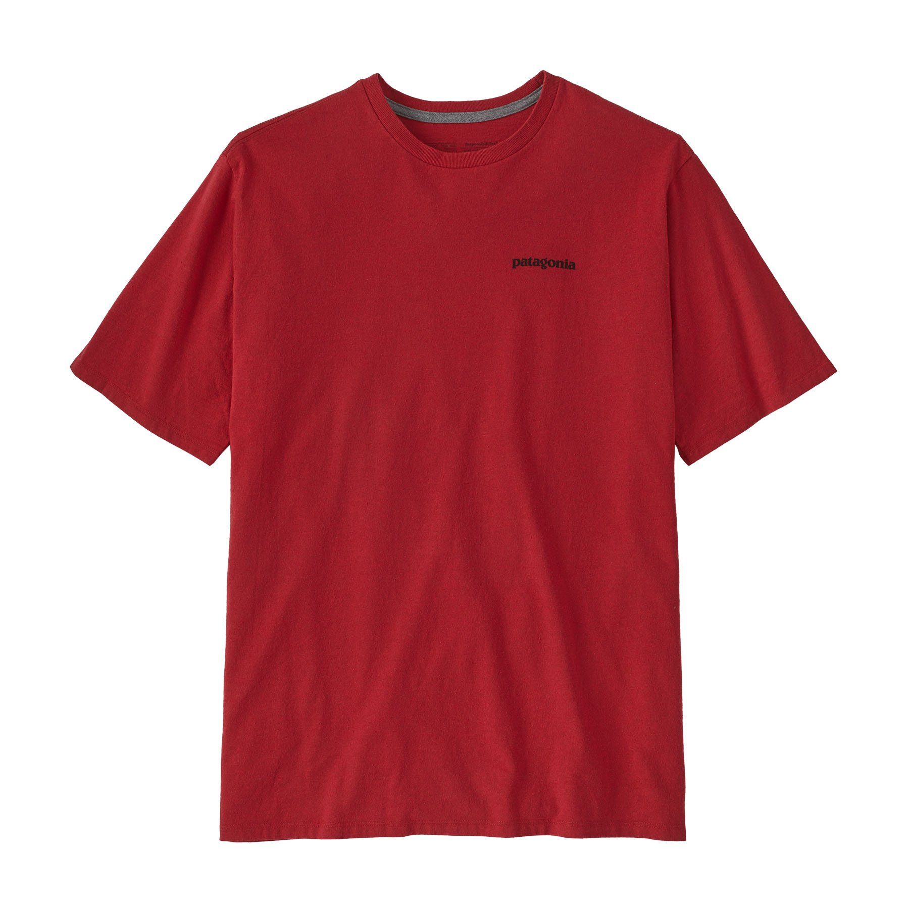 Patagonia T-Shirt Patagonia Herren T-Shirt P-6 Logo Responsibili-Tee Adult touring red