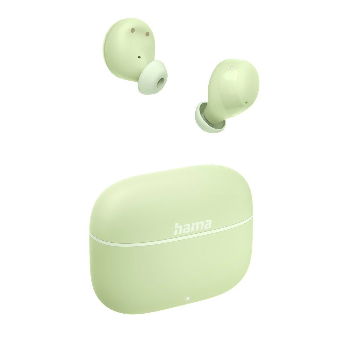 Hama True Wireless Kopfhörer In Ear, Ladecase, bis 20h Akku, Bass Boost Bluetooth-Kopfhörer (Sprachsteuerung, True Wireless, kompatibel mit Siri, Google Assistant, Siri, A2DP Bluetooth, AVRCP Bluetooth, HFP, SPP)