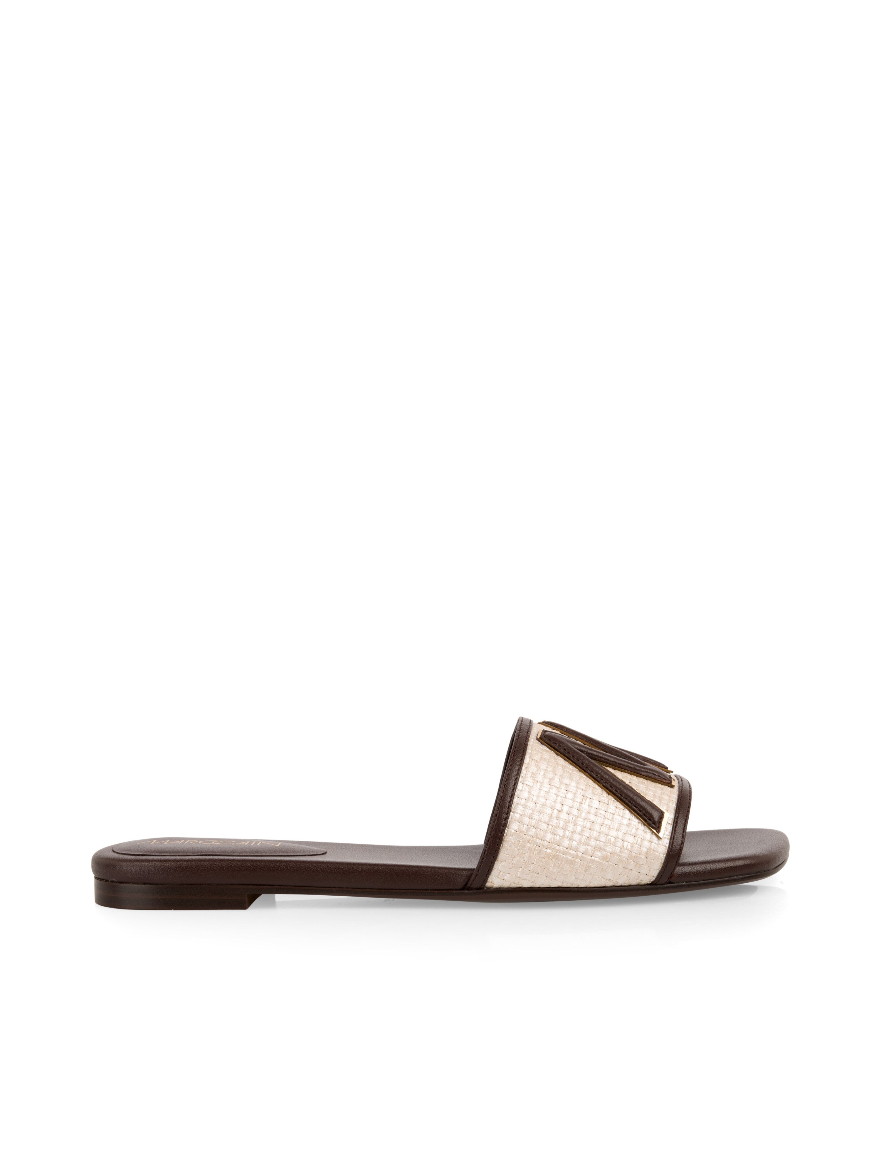 Marc Cain Collections Leo' Oasis Pantolette Sommerschuh, Flats mit markantem MC Logo