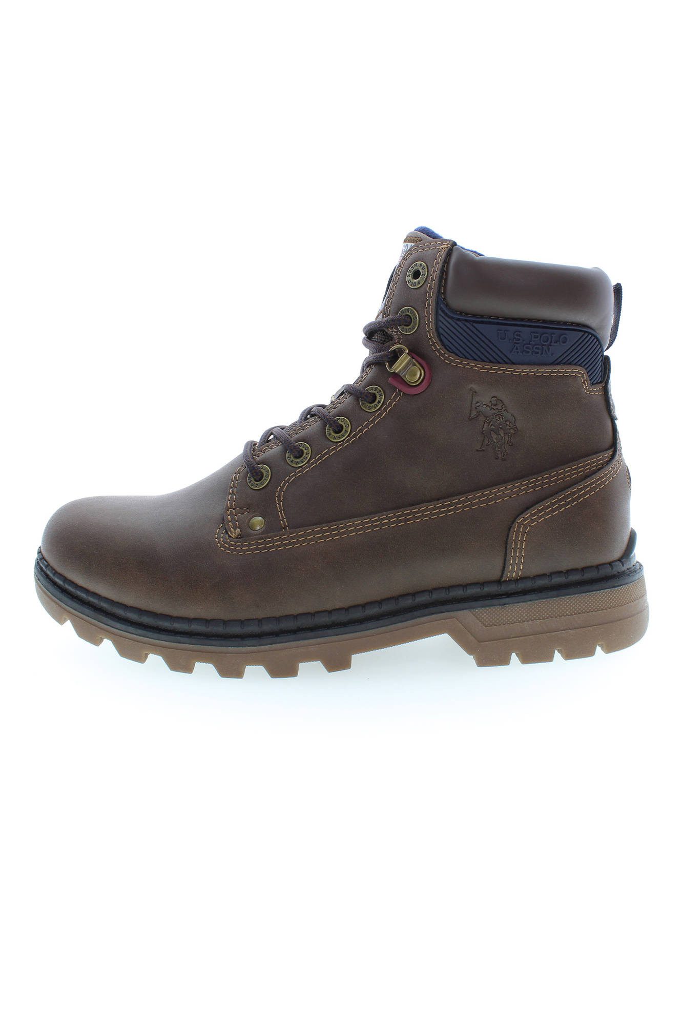U.S. GRAND POLO Stiefelette Entdecke Herrenstiefel: Hohe braune Schnürstiefel