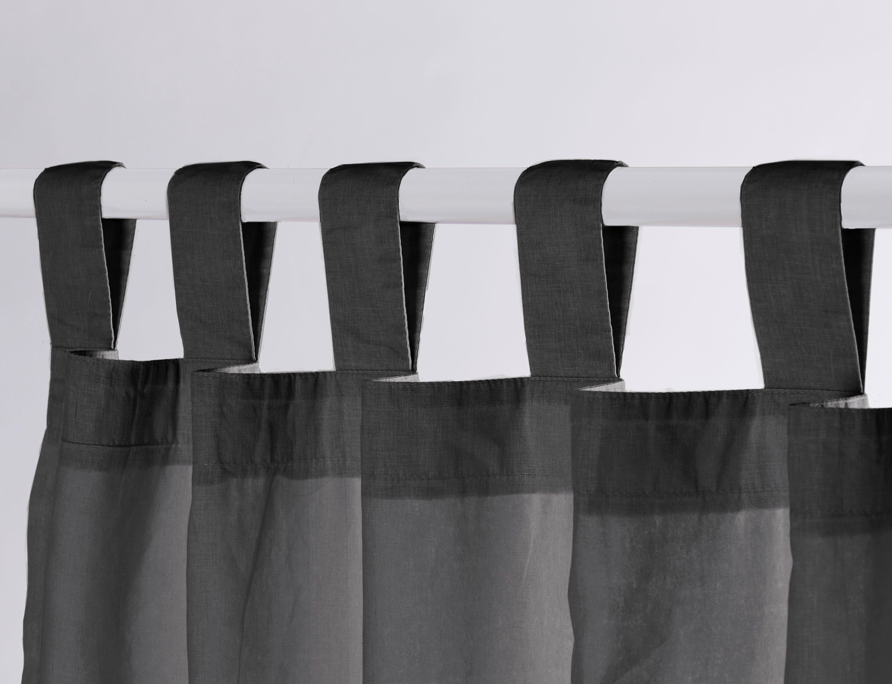 Primera Vorhang "Stone-Washed" Schlaufen 1 Stk. tlg. einzigartige Waschung günstig online kaufen