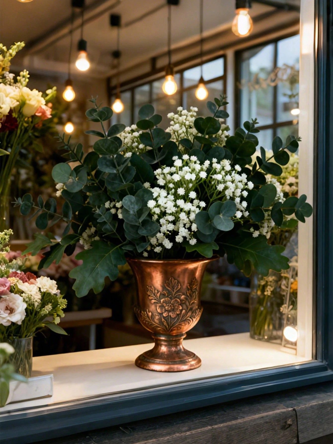 Kunstblumenstrauß Deko 20er Set künstliche Blumen realistisch pflegeleicht, Fanci Home, Wohnzimmer Schlafzimmer Tisch modern