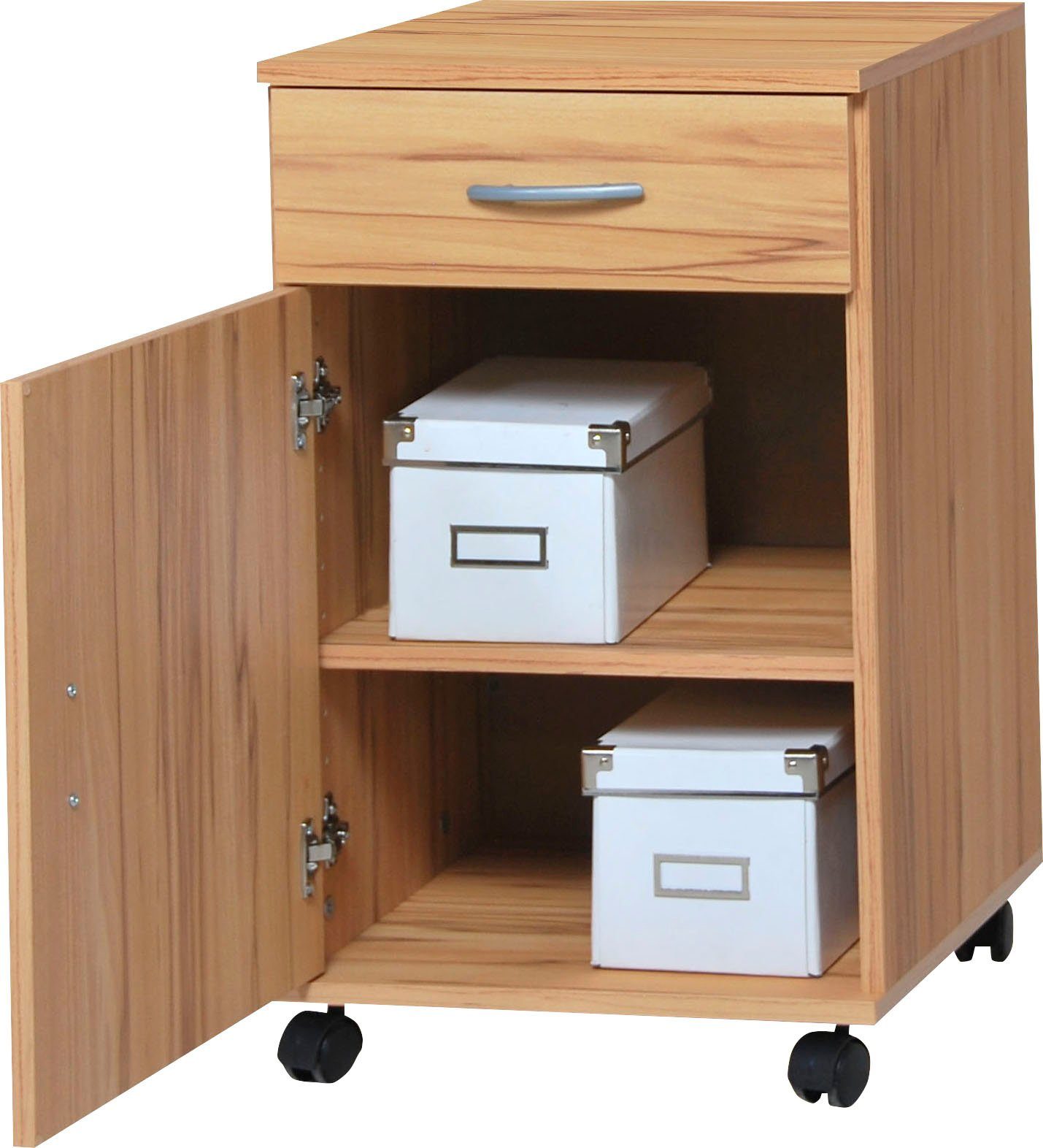 VOGL Möbelfabrik Rollcontainer Barrie, Bürocontainer, (1 St), verschiedene Ausführungen, mit Schubladen, Höhe 67 cm, Made in Germany