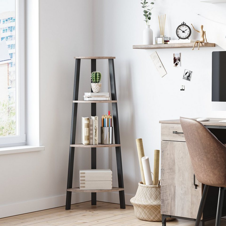 Standregal Bücherregal Aufbewahrung Büroregal Eckregal Lagerregal 147cm LSN14H Standregal Bücherregal Aufbewahrung Büroregal Eckregal Lagerregal 147cm LSN14H