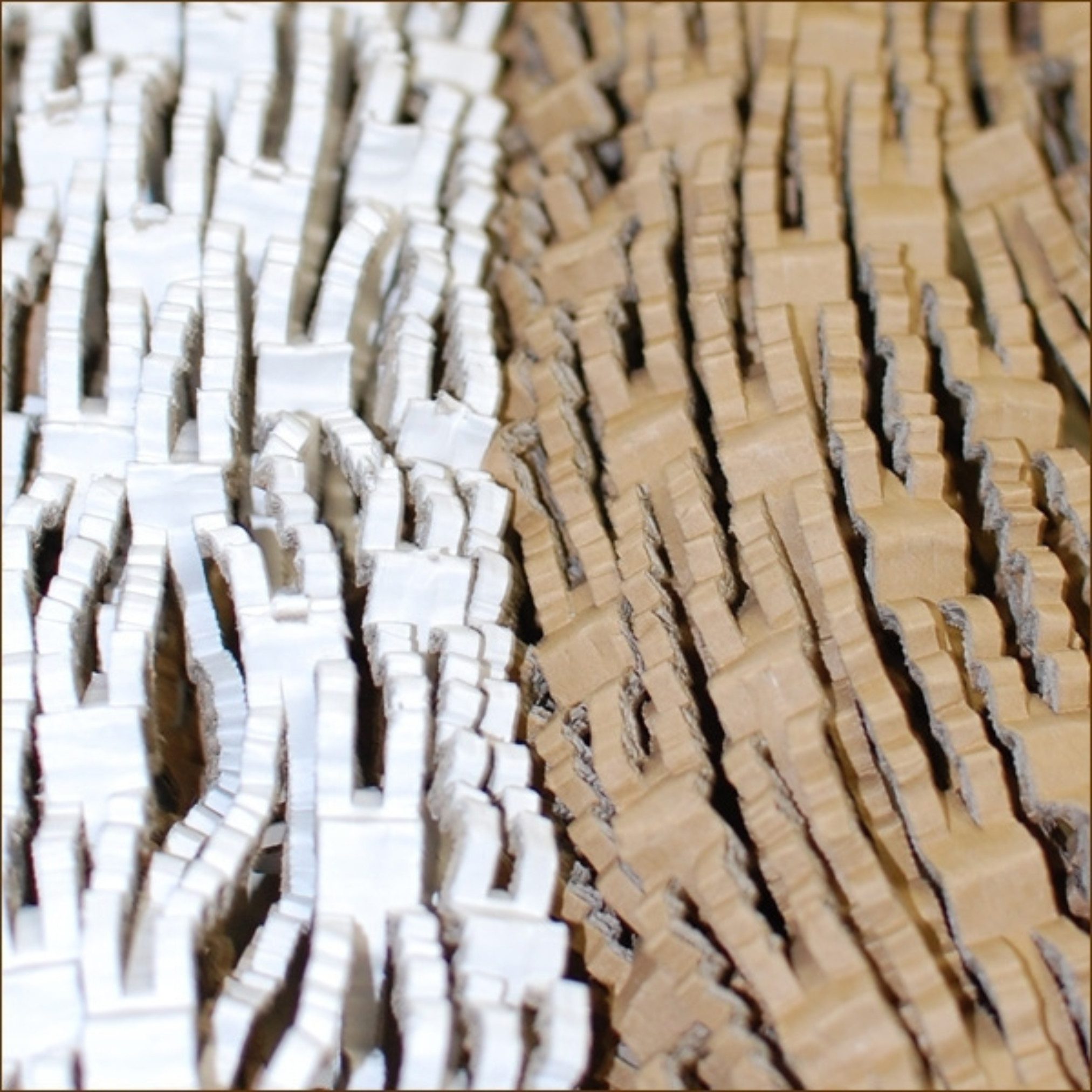 Packen24 GmbH Nachfüllpack Karton 130 Liter Wellpapp Packpolster GEMISCHT