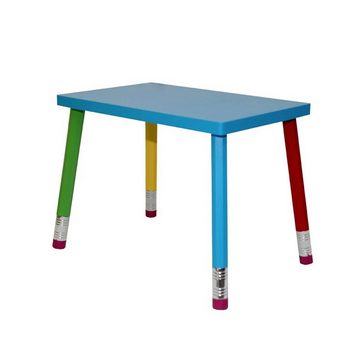 HTI-Line Kindersitzgruppe Kindertischgruppe Buntstift, (3-tlg., 1 Tisch und 2 Stühle), Kinderstuhl Kindertisch Kindermöbel