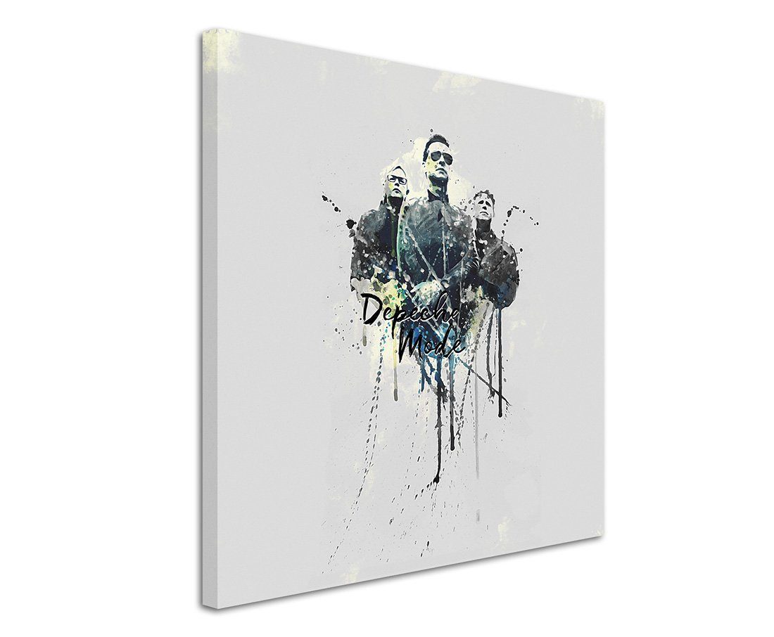 Sinus Art Leinwandbild Depeche Mode 60x60cm SA