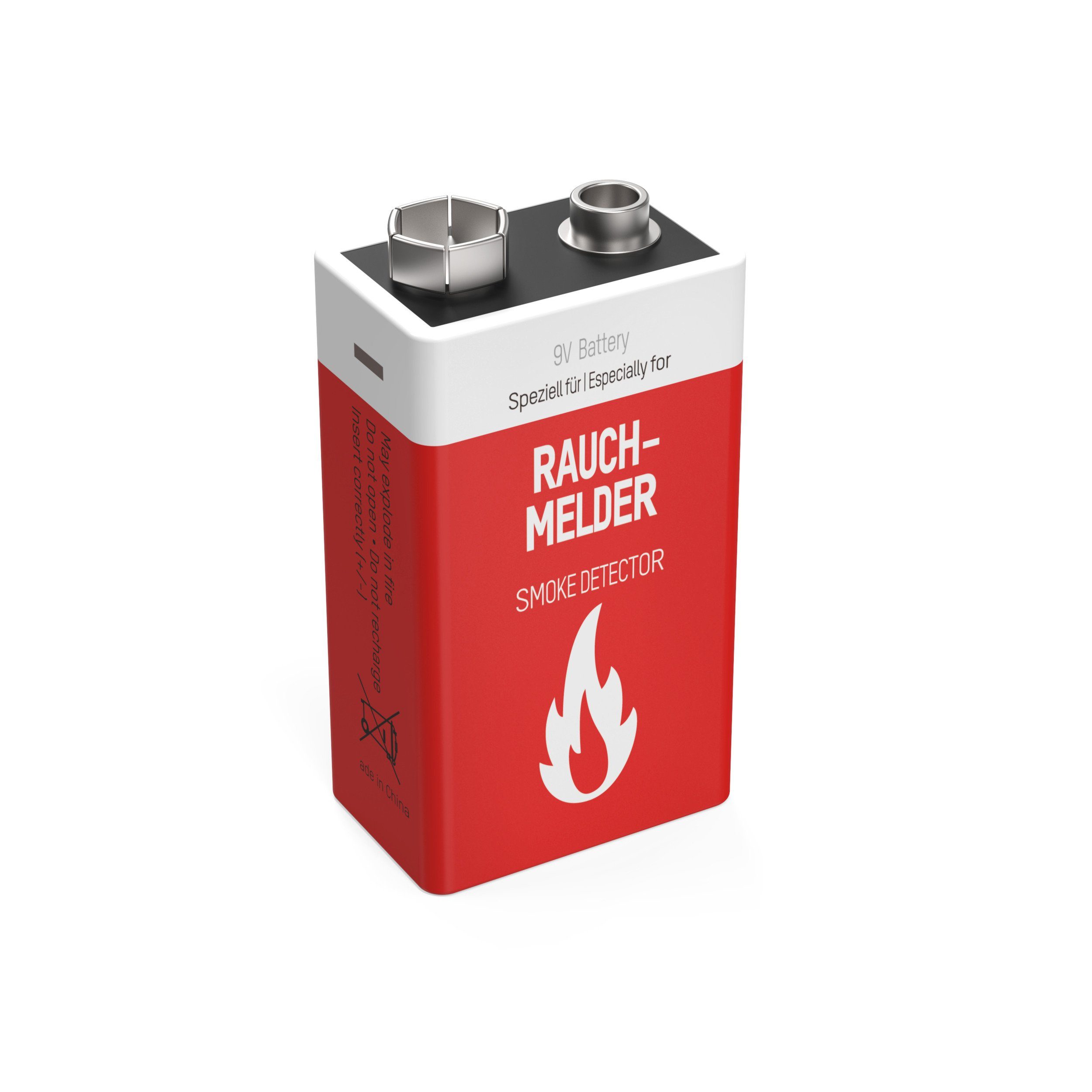 Batterie Block 9V longlife Rauchmelder Batterien Premium ANSMANN® 4x Lithium - Qualität