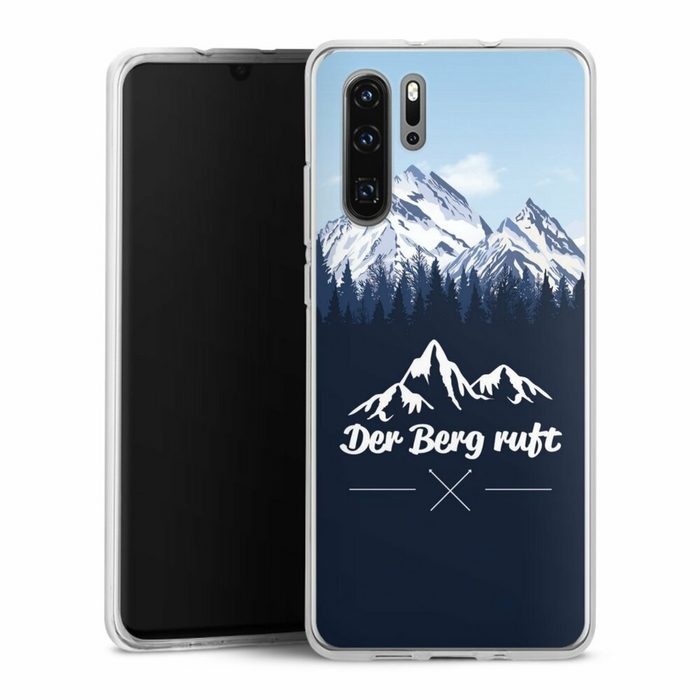 DeinDesign Handyhülle Wanderlust Berg Himmel Winterparadies Huawei P30 Pro New Edition Silikon Hülle Bumper Case Handy Schutzhülle
